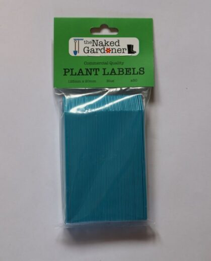 Blue Pvc Label Blue Plastic labels - 25 packet - Amazing Iris Garden