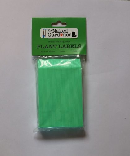 Green Plastic Labels - 25 packet